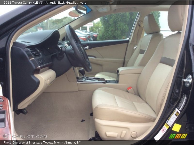 Attitude Black Metallic / Ivory 2012 Toyota Camry XLE V6