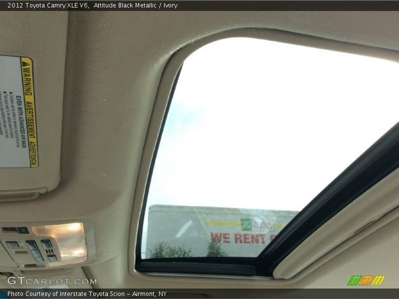 Attitude Black Metallic / Ivory 2012 Toyota Camry XLE V6