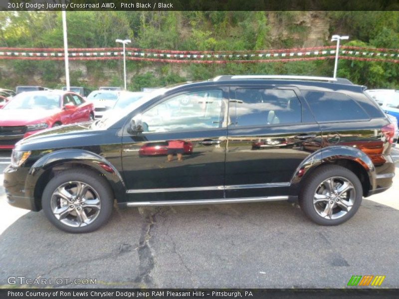 Pitch Black / Black 2016 Dodge Journey Crossroad AWD