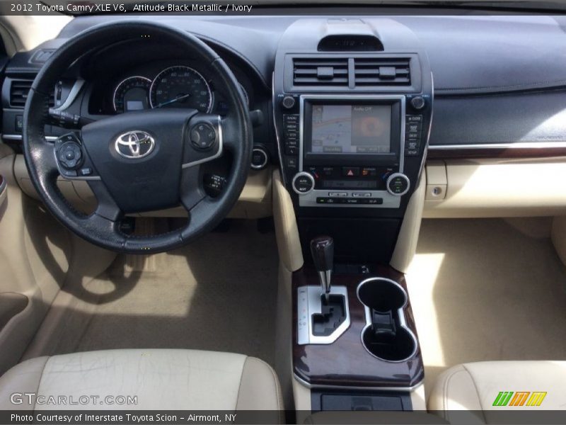 Attitude Black Metallic / Ivory 2012 Toyota Camry XLE V6