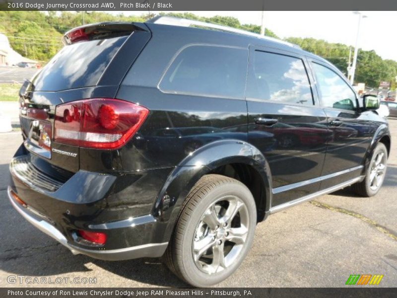Pitch Black / Black 2016 Dodge Journey Crossroad AWD