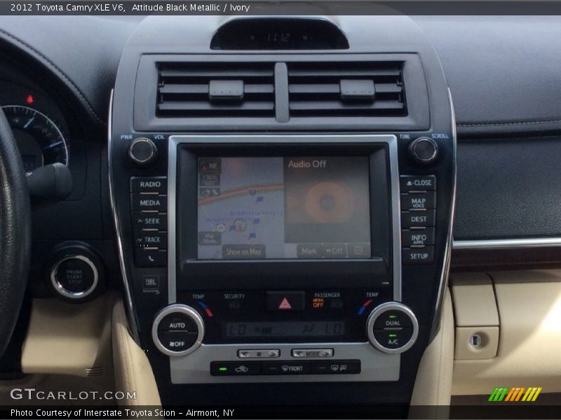 Attitude Black Metallic / Ivory 2012 Toyota Camry XLE V6