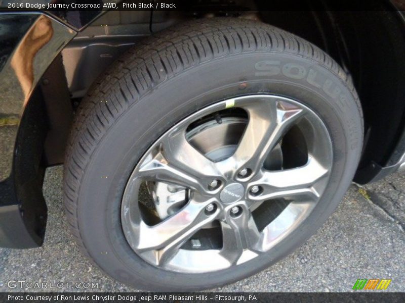 Pitch Black / Black 2016 Dodge Journey Crossroad AWD