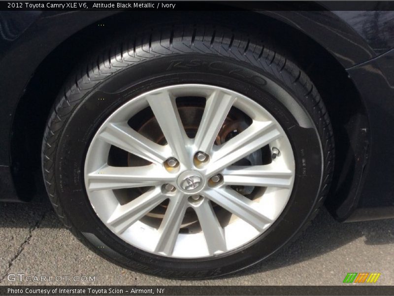Attitude Black Metallic / Ivory 2012 Toyota Camry XLE V6