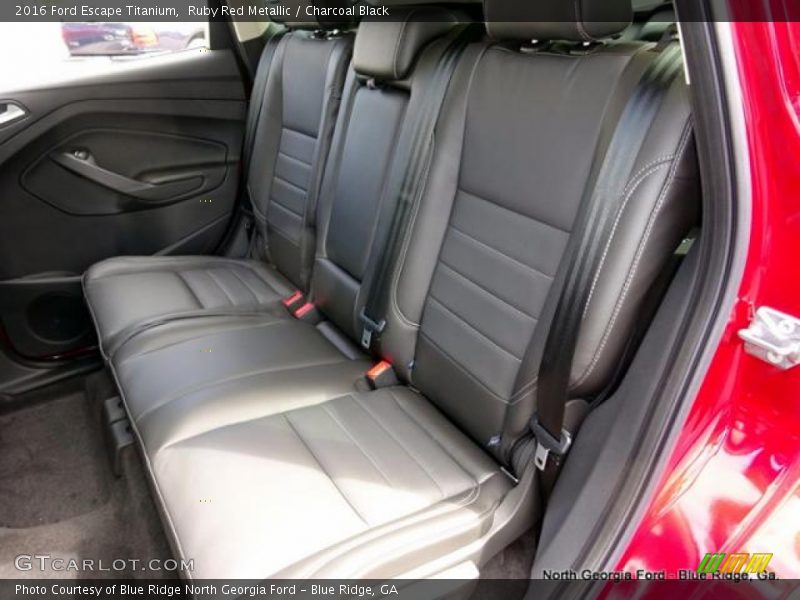 Ruby Red Metallic / Charcoal Black 2016 Ford Escape Titanium
