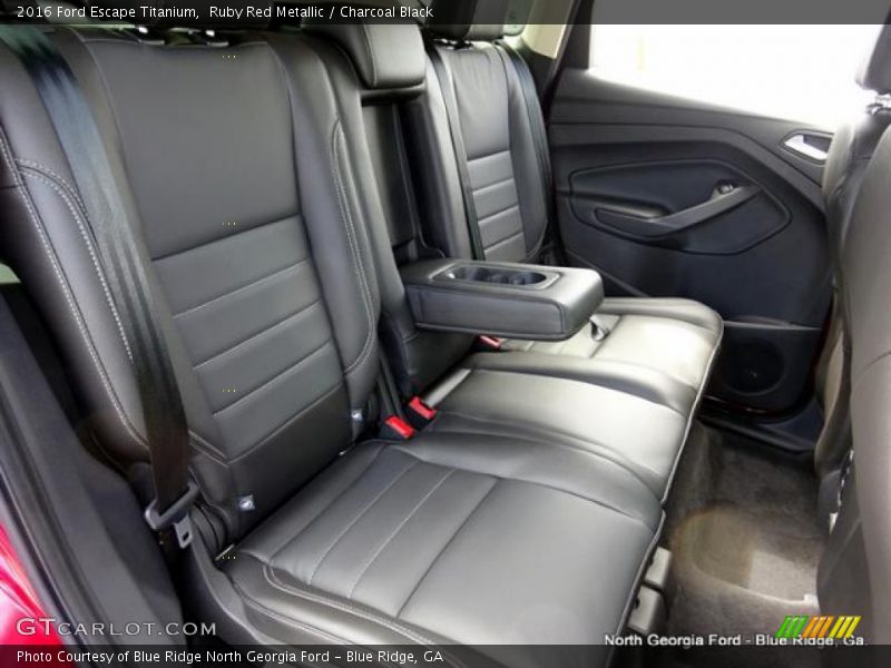 Ruby Red Metallic / Charcoal Black 2016 Ford Escape Titanium