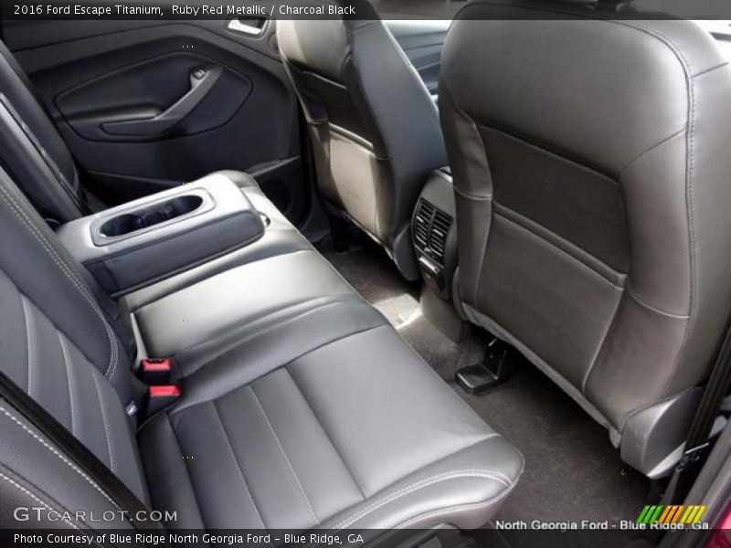 Ruby Red Metallic / Charcoal Black 2016 Ford Escape Titanium