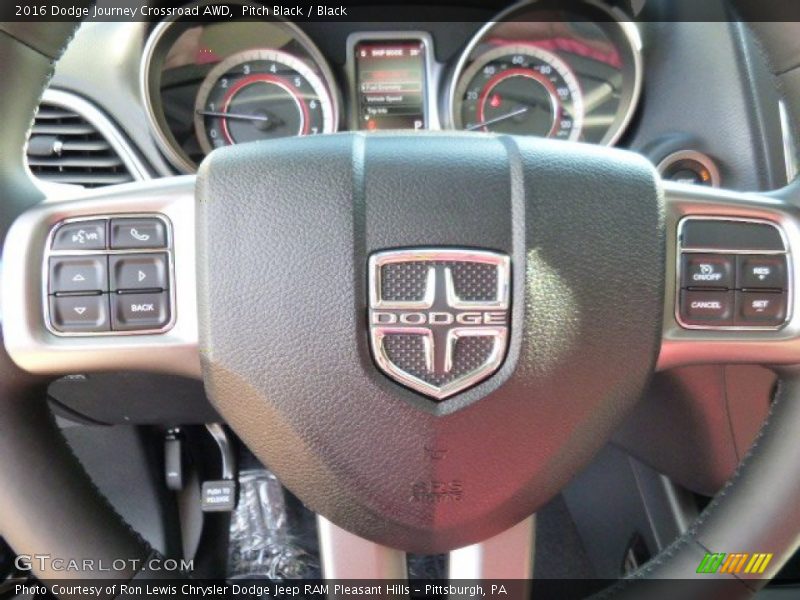 Pitch Black / Black 2016 Dodge Journey Crossroad AWD