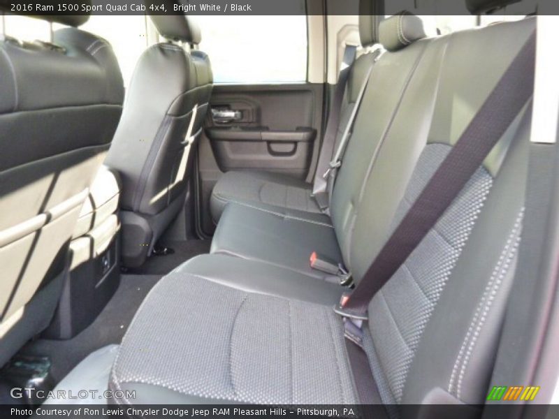 Bright White / Black 2016 Ram 1500 Sport Quad Cab 4x4