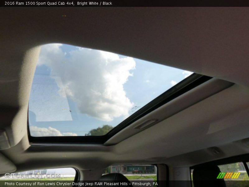 Bright White / Black 2016 Ram 1500 Sport Quad Cab 4x4