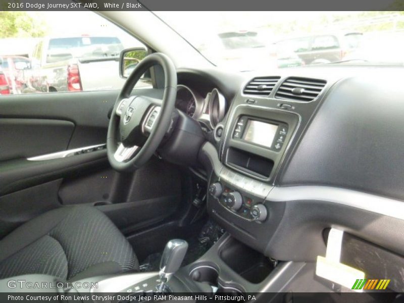 White / Black 2016 Dodge Journey SXT AWD