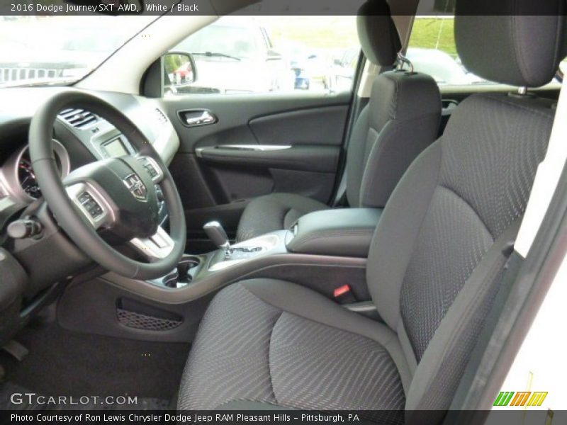 White / Black 2016 Dodge Journey SXT AWD