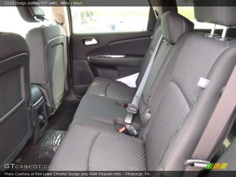 White / Black 2016 Dodge Journey SXT AWD
