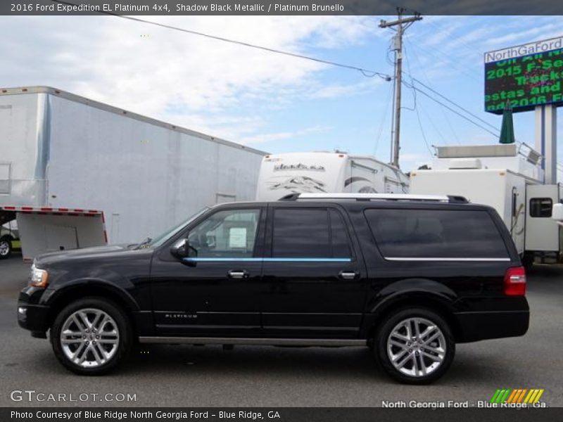 Shadow Black Metallic / Platinum Brunello 2016 Ford Expedition EL Platinum 4x4
