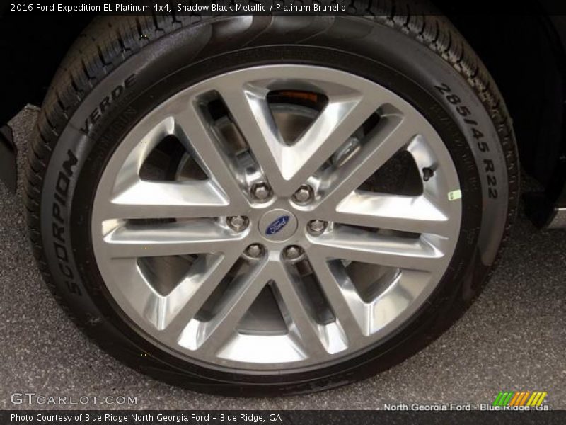 Shadow Black Metallic / Platinum Brunello 2016 Ford Expedition EL Platinum 4x4