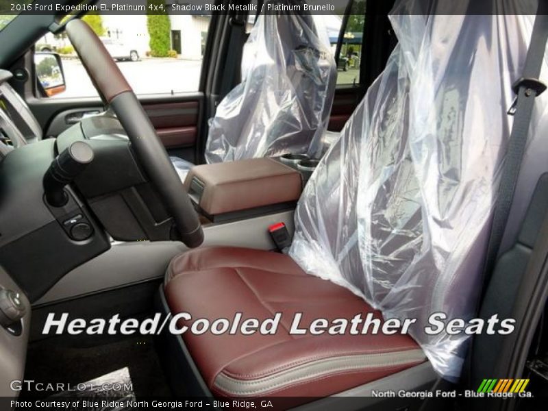 Shadow Black Metallic / Platinum Brunello 2016 Ford Expedition EL Platinum 4x4