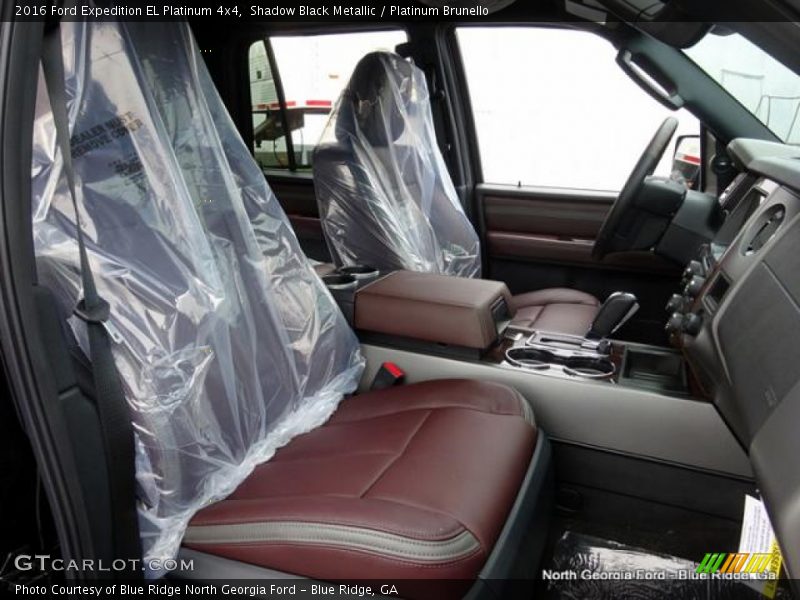 Shadow Black Metallic / Platinum Brunello 2016 Ford Expedition EL Platinum 4x4