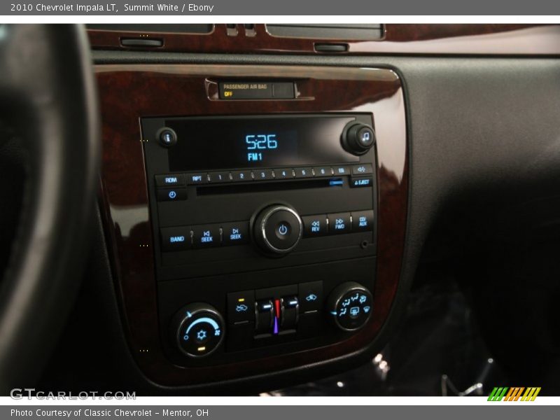 Summit White / Ebony 2010 Chevrolet Impala LT