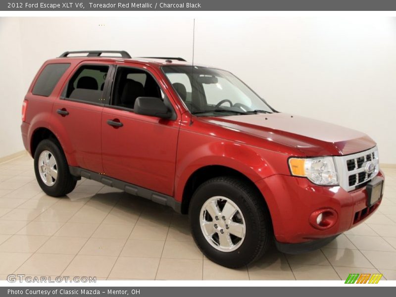 Toreador Red Metallic / Charcoal Black 2012 Ford Escape XLT V6