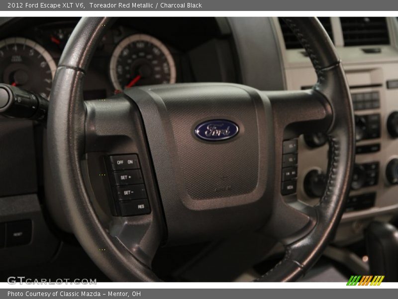 Toreador Red Metallic / Charcoal Black 2012 Ford Escape XLT V6