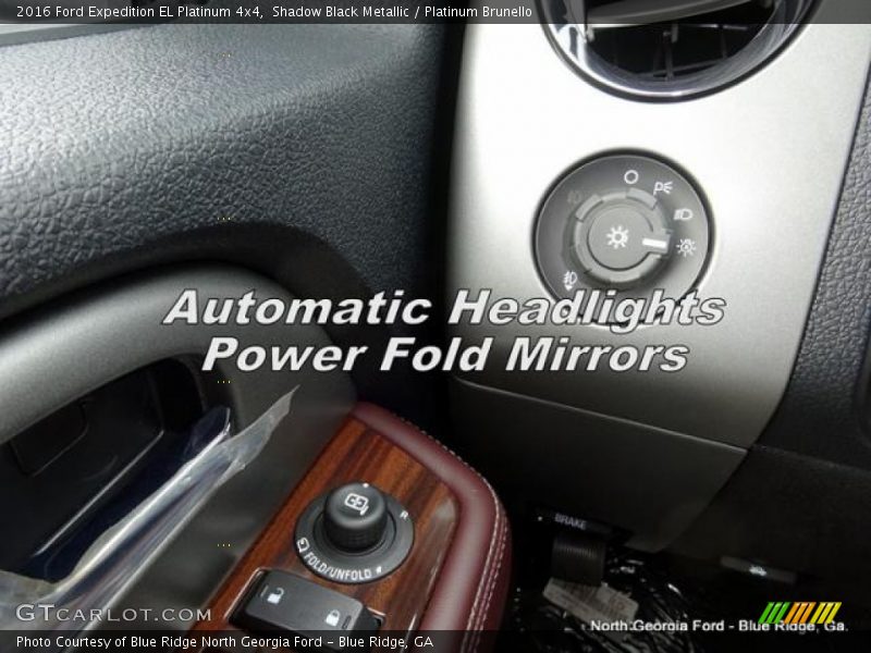 Shadow Black Metallic / Platinum Brunello 2016 Ford Expedition EL Platinum 4x4