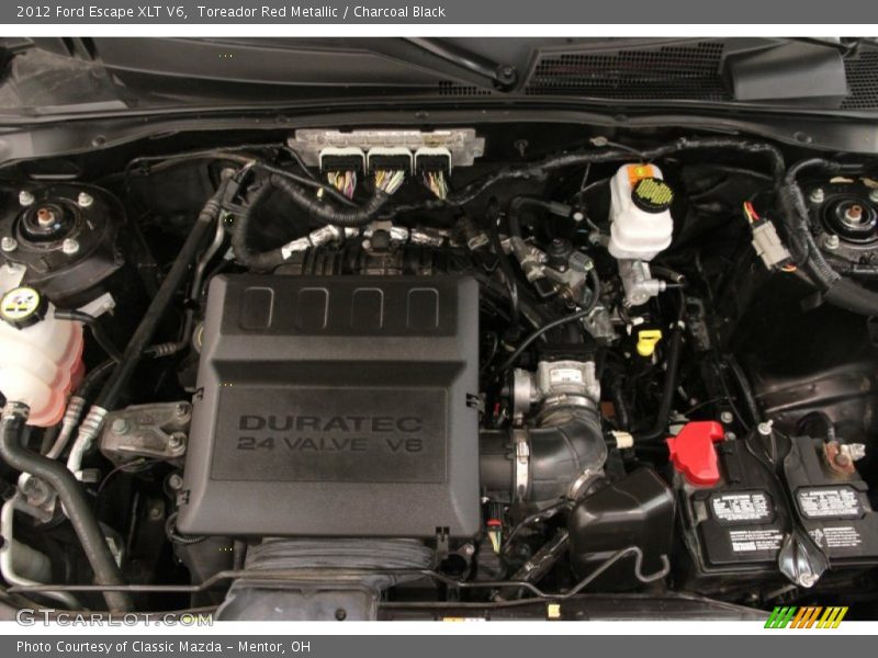 Toreador Red Metallic / Charcoal Black 2012 Ford Escape XLT V6