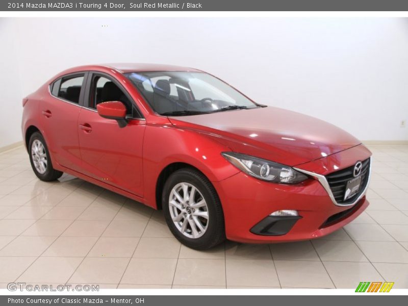 Soul Red Metallic / Black 2014 Mazda MAZDA3 i Touring 4 Door