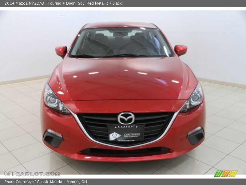 Soul Red Metallic / Black 2014 Mazda MAZDA3 i Touring 4 Door