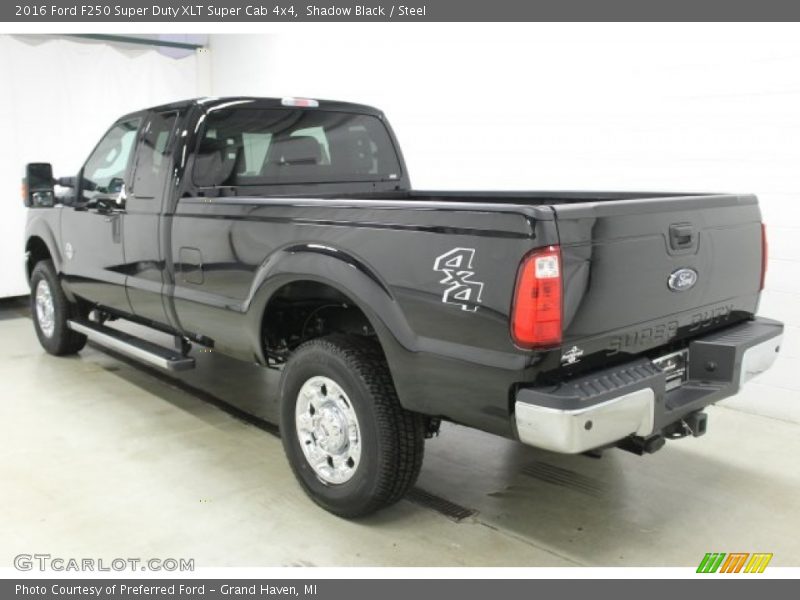 Shadow Black / Steel 2016 Ford F250 Super Duty XLT Super Cab 4x4