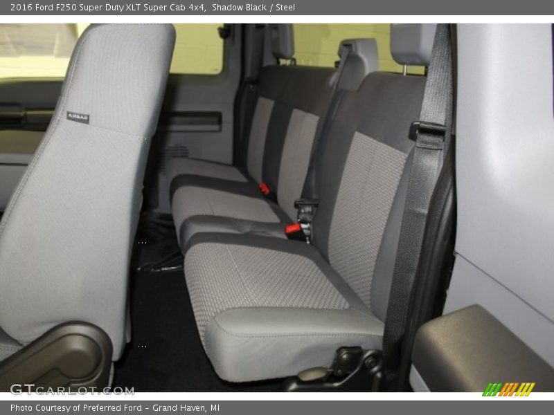 Rear Seat of 2016 F250 Super Duty XLT Super Cab 4x4