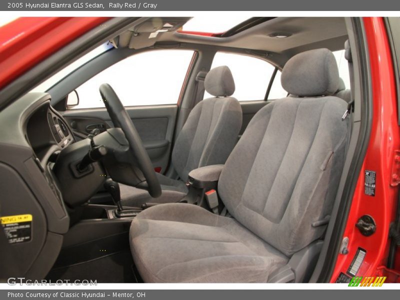 Front Seat of 2005 Elantra GLS Sedan