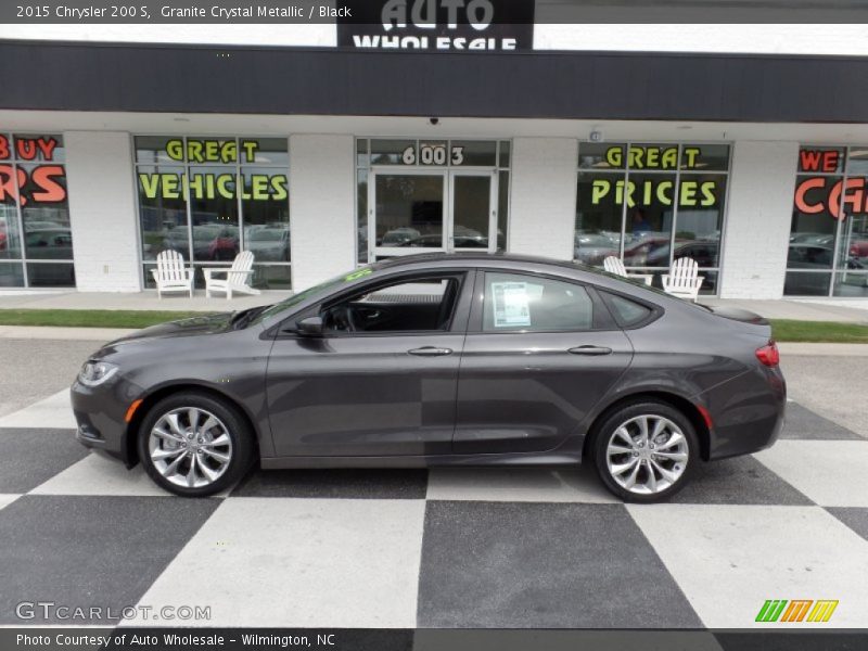Granite Crystal Metallic / Black 2015 Chrysler 200 S
