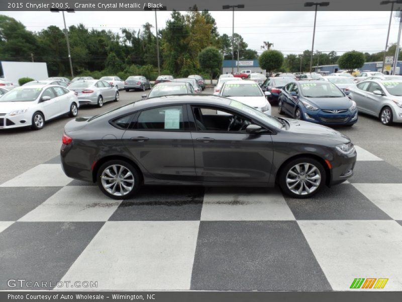 Granite Crystal Metallic / Black 2015 Chrysler 200 S