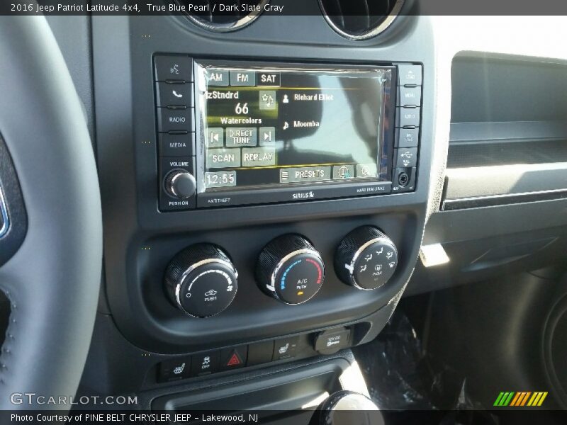True Blue Pearl / Dark Slate Gray 2016 Jeep Patriot Latitude 4x4