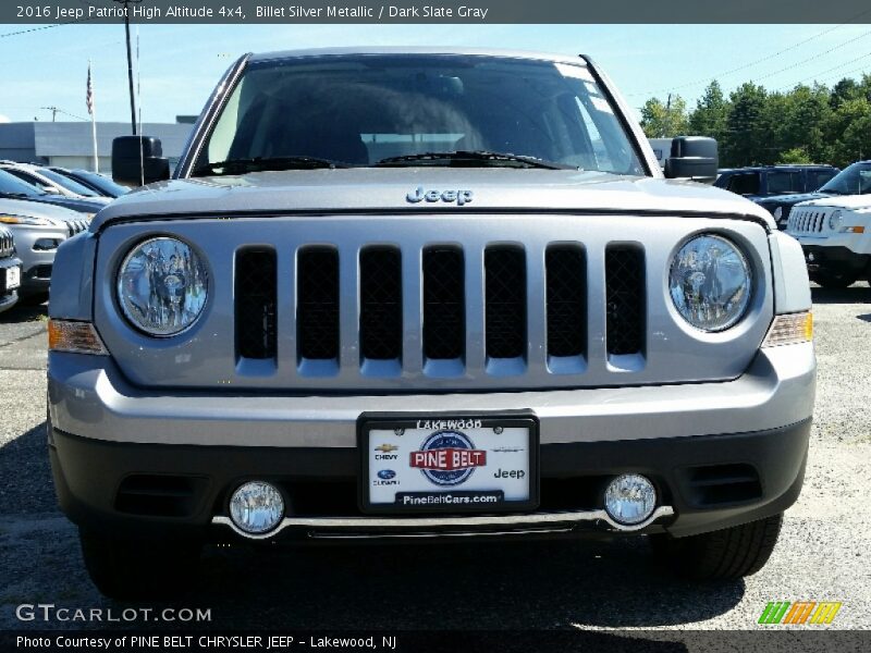 Billet Silver Metallic / Dark Slate Gray 2016 Jeep Patriot High Altitude 4x4