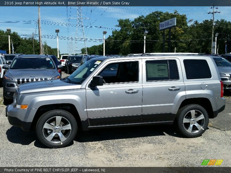 Billet Silver Metallic / Dark Slate Gray 2016 Jeep Patriot High Altitude 4x4