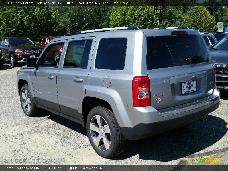 Billet Silver Metallic / Dark Slate Gray 2016 Jeep Patriot High Altitude 4x4