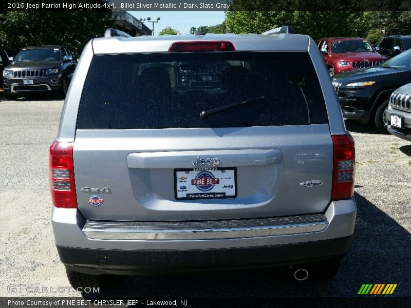 Billet Silver Metallic / Dark Slate Gray 2016 Jeep Patriot High Altitude 4x4