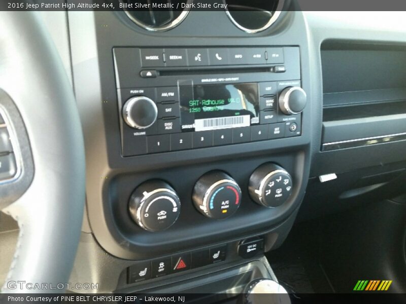 Billet Silver Metallic / Dark Slate Gray 2016 Jeep Patriot High Altitude 4x4