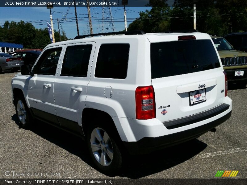 Bright White / Dark Slate Gray 2016 Jeep Patriot Latitude 4x4