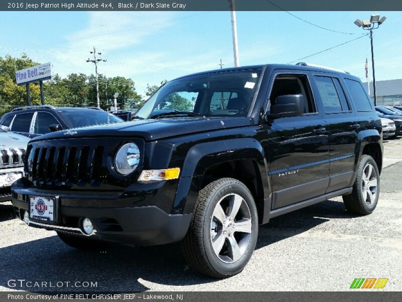 Black / Dark Slate Gray 2016 Jeep Patriot High Altitude 4x4