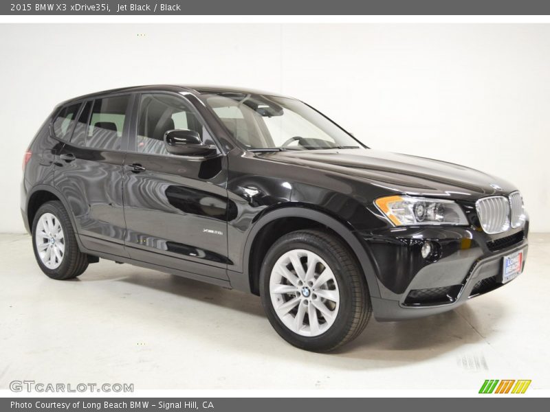 Jet Black / Black 2015 BMW X3 xDrive35i