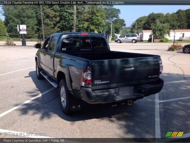 Timberland Mica / Graphite 2010 Toyota Tacoma V6 SR5 TRD Sport Double Cab 4x4