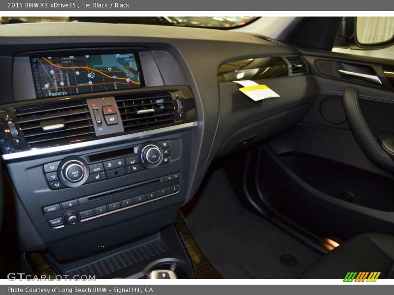 Jet Black / Black 2015 BMW X3 xDrive35i