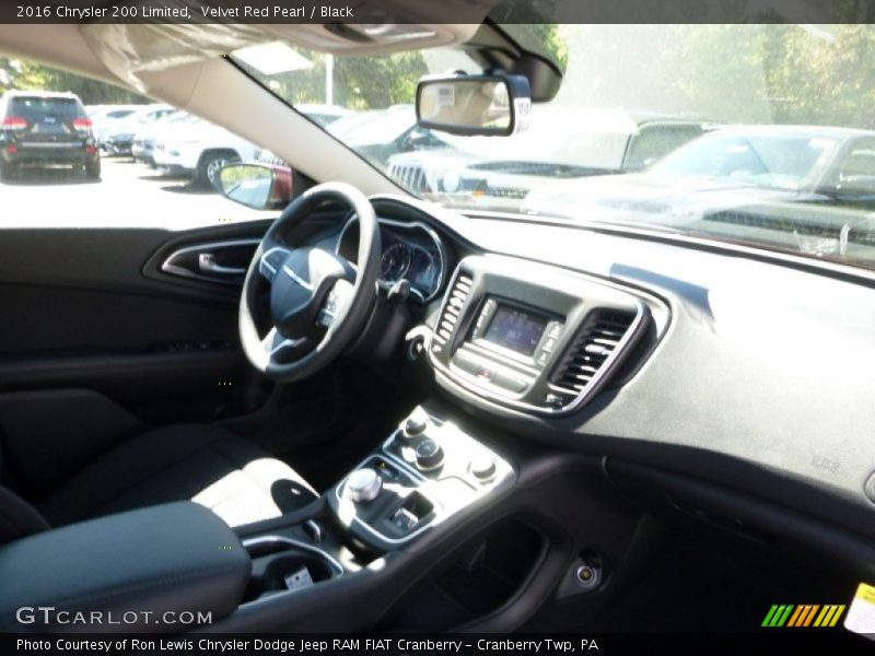 Velvet Red Pearl / Black 2016 Chrysler 200 Limited