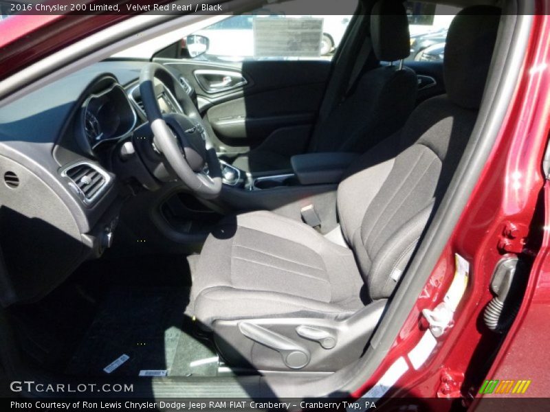 Velvet Red Pearl / Black 2016 Chrysler 200 Limited