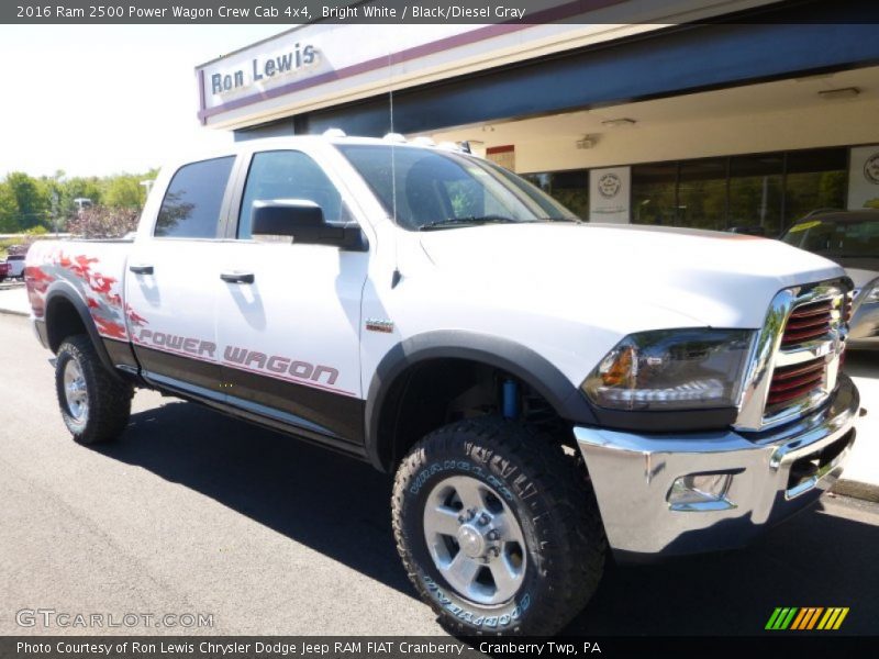 Bright White / Black/Diesel Gray 2016 Ram 2500 Power Wagon Crew Cab 4x4