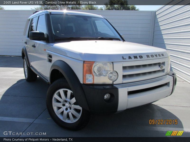 Zambezi Silver Metallic / Ebony Black 2005 Land Rover LR3 V8 SE