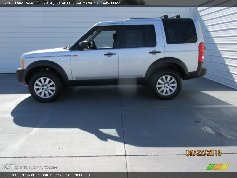 Zambezi Silver Metallic / Ebony Black 2005 Land Rover LR3 V8 SE