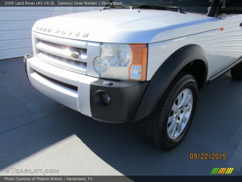 Zambezi Silver Metallic / Ebony Black 2005 Land Rover LR3 V8 SE